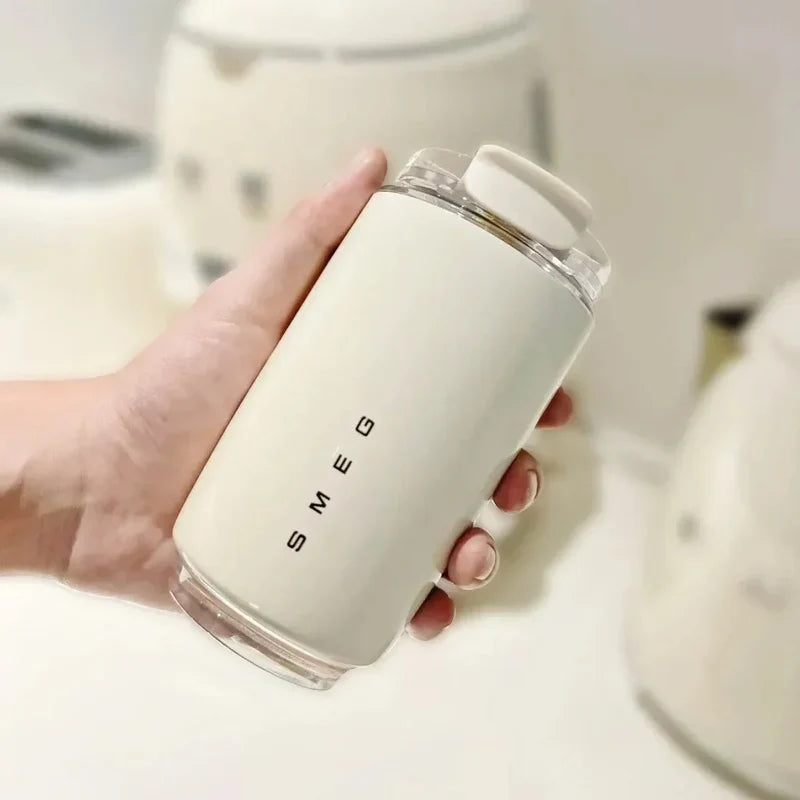 SMEG - كوب بهلواني معزول بتفريغ الهواء من الفولاذ المقاوم للصدأ